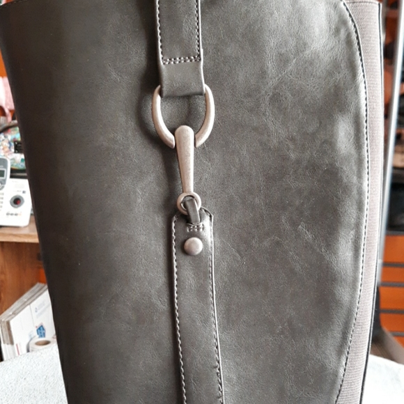 Gray fashion boots 10 - Picture 4 of 6